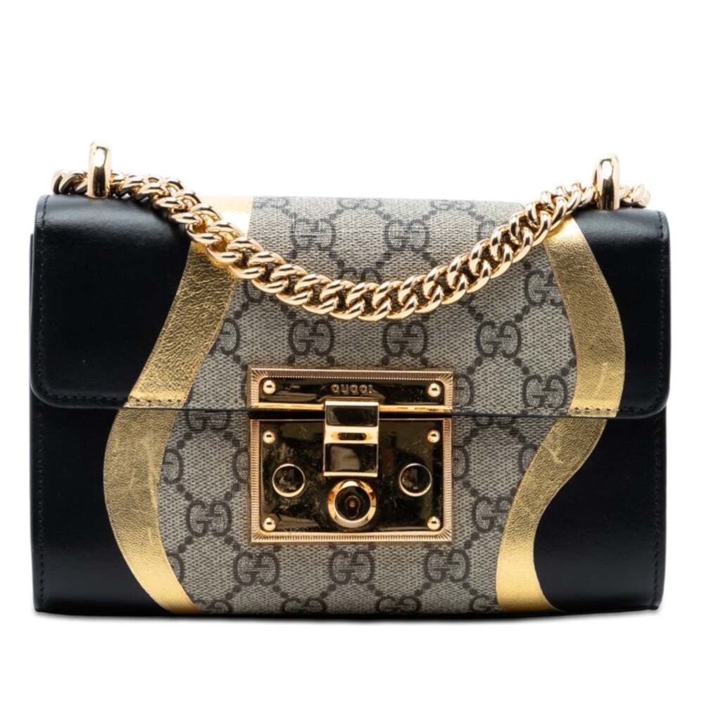 Gucci Padlock Shoulder Bag Gg Coated #298072G87B